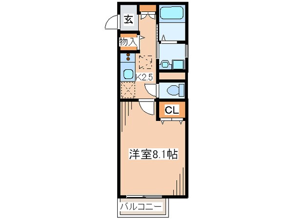 エクレ－ルの物件間取画像